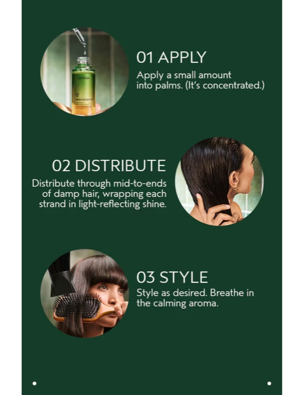 AVEDA MIRACULOUS OIL HIGH-SHINE HAIR CONCENTRATE - Picture 5 of 6